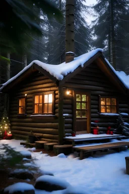 A Writer's Christmas Cabin