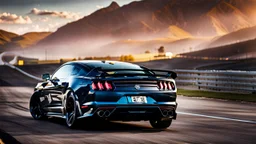 Mustang Lamborghini Modern Design , REAR view, perfect model, perfect details, perfect everything,desktop wallpaper, 4K, Cinematic