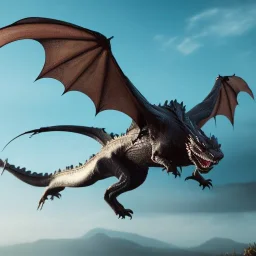 dragon flying, 8k resolution, high-quality, fine-detail, fantasy, incredibly detailed, ultra high resolution,complex 3d render, realistic