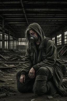 Suicide depression sadness broken down drained tired end of life dystopian apocalypse decay post apocalyptic