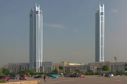 Unique building design for central bank of India. Make it world's tallest building