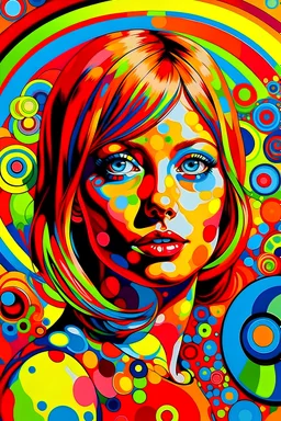 Pop Odyssey: A Time-Traveling Pop Art Extravaganza: Immerse yourself in a dynamic pop art tableau that transcends eras, as iconic pop culture symbols morph through time in a kaleidoscope of vivid colors. oil painting