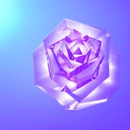 transparent crystal rose, crystallized,Holographic Simulation,elemental overflowing cinema lighting, cinema 4d, octane render, 3d render, incrate detailed,fantasy art, photo realistic, shinening light,moonstone crystal bird, iresendent, shine, epic