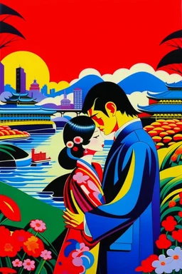 love in the style of Hiroshi Nagai