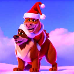 Dogs Santa