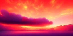 clouds, sunset, photography, orange and pink