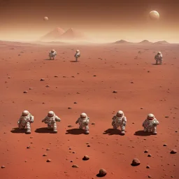 Parade on Mars