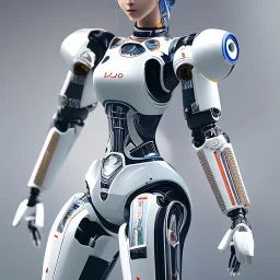 beautiful smooth realistic Japanese robogirl robot body, run, cat aye, extremely sharp detail, finely tuned detail, ultra high definition, 8 k, unreal engine 5, ultra sharp focus, accurate sword wings