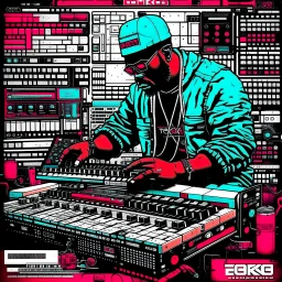 Contest music producer tekno korg posterizzato