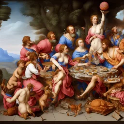 "The Brunch Club" by Michelangelo.