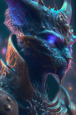 Cat man alien,FHD, detailed matte painting, deep color, fantastical, intricate detail, splash screen, complementary colors, fantasy concept art, 32k resolution trending on Artstation Unreal Engine 5