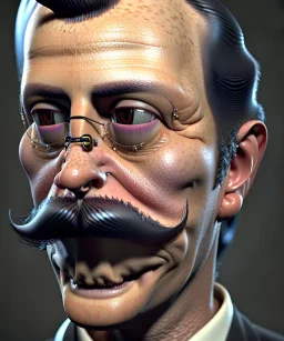 dr. Jose gregorio hernandez, thin mustache, venezuelan, head and shoulders portrait, 8k resolution concept art portrait by Greg Rutkowski, Unreal Engine 5 volumetric lighting