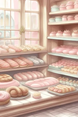 Pastel, bakery, Christmas art