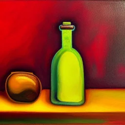 still life bottle