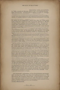 The value of a text extends beyond its content to include the origin of the information it contains. This origin can be rooted in significant events or the accomplishments of individuals. A text may serve as a record of an event, providing valuable documentation for future reference. It can also convey the achievements of notable individuals, whether they made groundbreaking discoveries or created influential works. It's important to note that the author of a text may not always be the person re