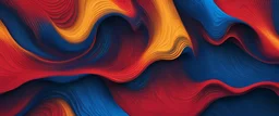 Abstract background yellow blue red color flow grainy wave dark noise texture cover header wallpaper design