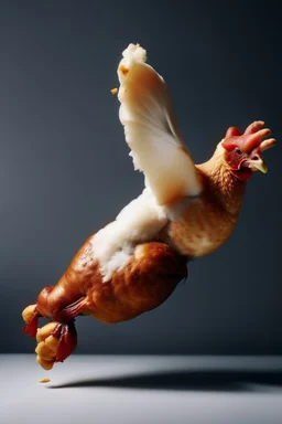 falling chicken leg