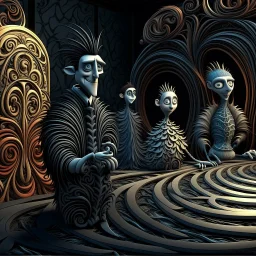 3d . midium dark shadows. Edward Gorey