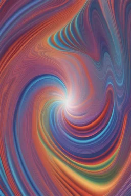 Wavy Psychedelic Gravy; abstract art; energetic; pastel chalks; bold; exciting; stimulating; elegant; detailed abstract vector fractal; wave function; 3d shading; liminal space; noctilucent; parallax