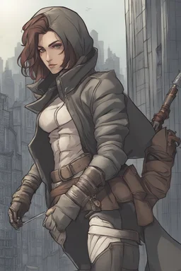 human rogue in a city