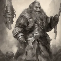 dnd, dwarf, priest, heavy armour, portrait, face