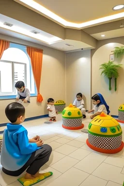 A safe place to relax and take care of Saudi children while their parents go