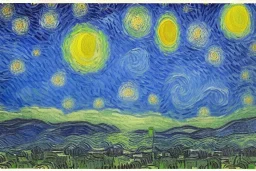 Van Gogh's night sky