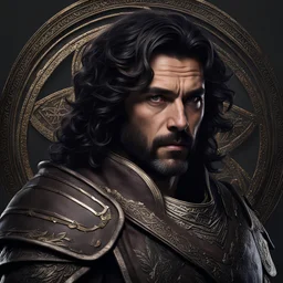 Oscar Isaac druid/warlock/necromancer and Paul Rudd rogue/paladin, Dungeon and Dragon style, fantasy, concept art, dynamic lighting, hyperdetailed, intricately detailed, trending on Artstation, volumetric lighting