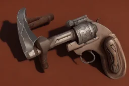 cowboy revolver close up