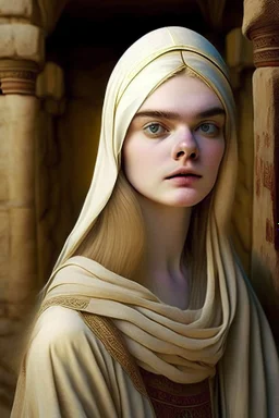 elle fanning ancient Iran An idea from head to toe