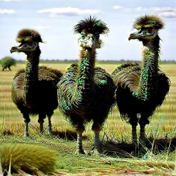 ostriches animals