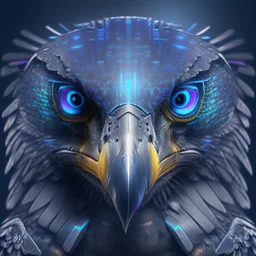 profile picture of a cyberfalcon with penetrating eyes