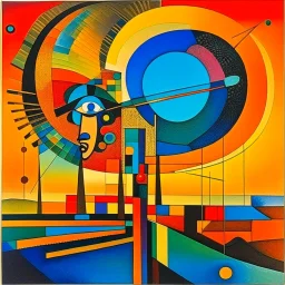 a fluidity that is freeing beyond description; Wassily Kandinsky , Golden Hour; Iridescent; Controversial; Supremely Detailed; Stupendous