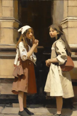 Carel Fabritius girls in budapest