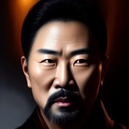 Ultra detailed fullbody Portrait in oil on canvas of Jin Sakai-Ghost Of Tsushima,intense stare,extremely detailed digital painting, extremely detailed face,crystal clear Big eyes, mystical colors ,perfectly centered image, perfect composition, rim light, beautiful lighting,masterpiece,8k, stunning scene, raytracing, anatomically correct, in the style of robert e howard and Ken Kelley and Ohrai Noriyoshi and Simon Bisley and tomzj1