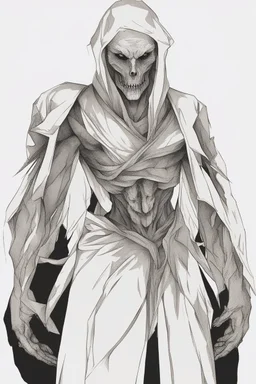 a stoic and brooding figure with enhanced strength and durability. They would possess a unique ability to manipulate shadows, using them for stealth and surprise attacks. Based on the SCP Foundation.