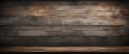 Hyper Realistic Grunge Rustic Grungy paint on wooden plank on dark rustic wall & dark vignette effect