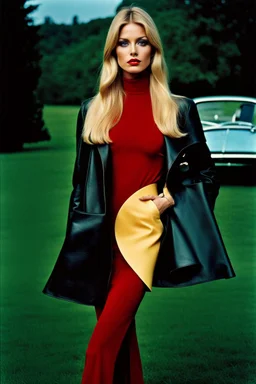 sixties fashion photography, natural young female, most beautiful female, longer light blonde hair, middle parting, beautiful like an undressed supermodel from the sixties, beautiful face, unbelievable sexy, space supermodel, helmut newton, polaroid colors, realistic, claudia schiffer, brigitte bardot, sharon tate, gigi hadid, chaterine deneuve