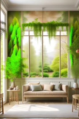 Nature-inspired: Combine architectural elements with nature, such as incorporating leaves, trees, or natural landscapes, to showcase the fusion of nature and design.