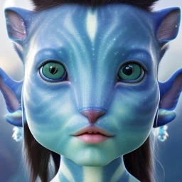 Pandora. It is not clear what you mean by a "makeup-wearing baby" in the context of the film Avatar. baby cat