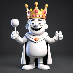 King cheerful 3D