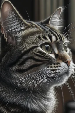 Realistic cat