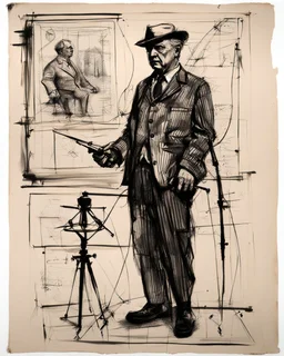 sketchdrawing by William Kentridge