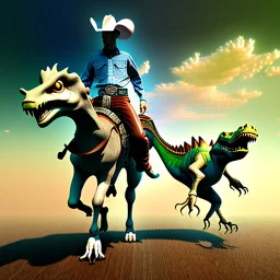 Cowboy and Dinosaur