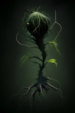 nervous ganglion made of dark plant matter