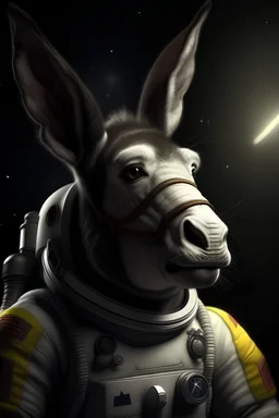Donkey in space