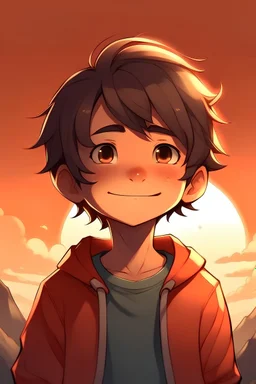 Introduce a young boy named Kai, who radiates hope despite his circumstances. Show him as a beacon of optimism in the midst of despair.