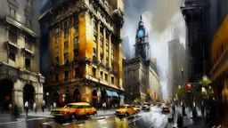 His designs were like the skilled brushstrokes of a painter, bringing order to the bustling cityscape. The architect's creations stood out amidst the urban frenzy, precise and elegant in their execution. Each building rose with a grace that belied the chaos around them, a stunning contrast of harmony and discord captured in a masterful oil painting. Rich with detail, vibrant colors, and perfect symmetry, the image of his work exuded a sense of awe and admiration.
