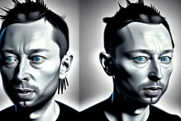  Thom Yorke's face as polygons