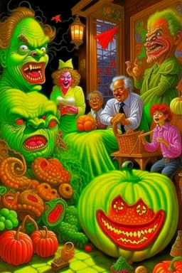 Halloween Art by, Robert Williams, Todd Schorr, Alex Alemany